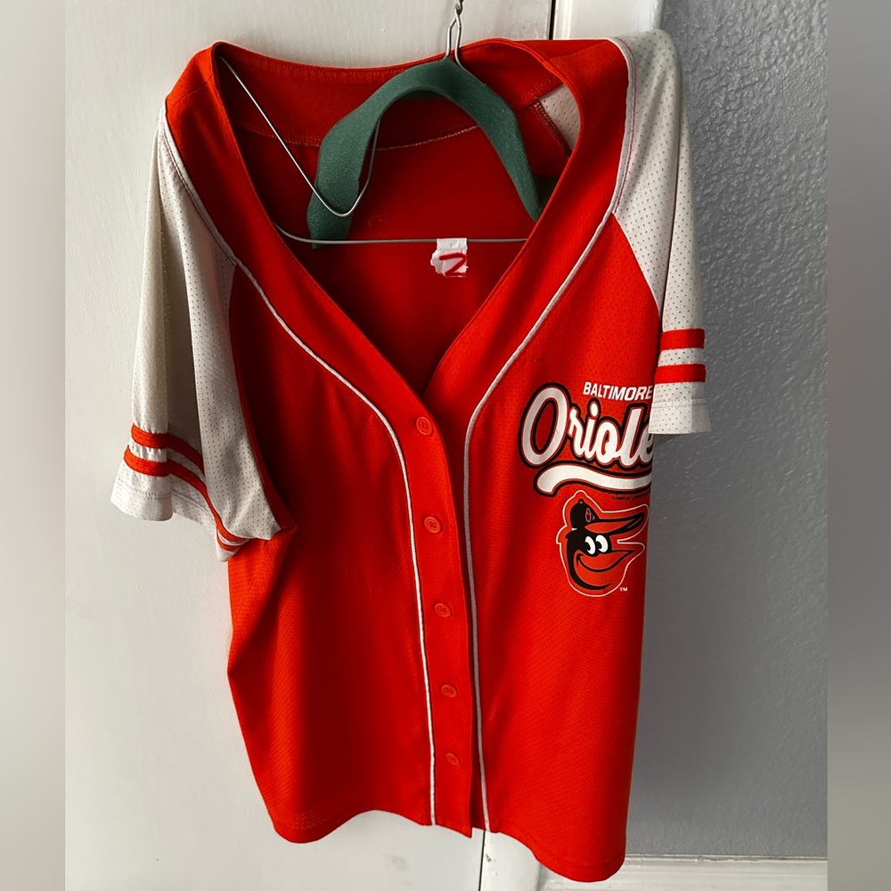 Baltimore Orioles Baseball Jersey - Orange and White
